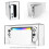 Display Box Host Dust Cover for  NS Game Console Dock Protective Case Acrylic Hard Covers 6