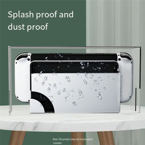 Display Box Host Dust Cover for  NS Game Console Dock Protective Case Acrylic Hard Covers 1
