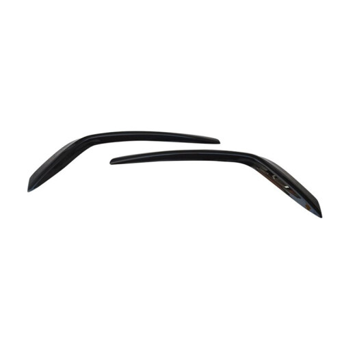 Front Bumper Lip Spoiler Kit Wind Splitter Fog Light Eyebrows Spoiler Gloss Black ABS for  2016 2017 2018