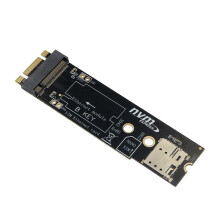 M.2 B-Key 4G 5G Netzwerkkartenmodul auf M.2 NVME M-Key oder B-Key Adapterkarte mit SIM-Kartensteckplatz