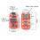 0-100 Power Display PCB Driver Plate for Flashlight Fishing Light DIY Repair Parts Type-C Charging Function 6
