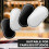 4PCS Double Drum Pedal Patches, Self-Adhesive Drumhead Protector Stickers Mute Pad, Kick Drum Patch 4