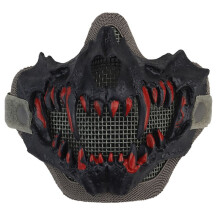 Outdoor Mask Party Role Personality Outdoor Riding Engine, Highly Breathable Multifunctional Fangs Personality Mask