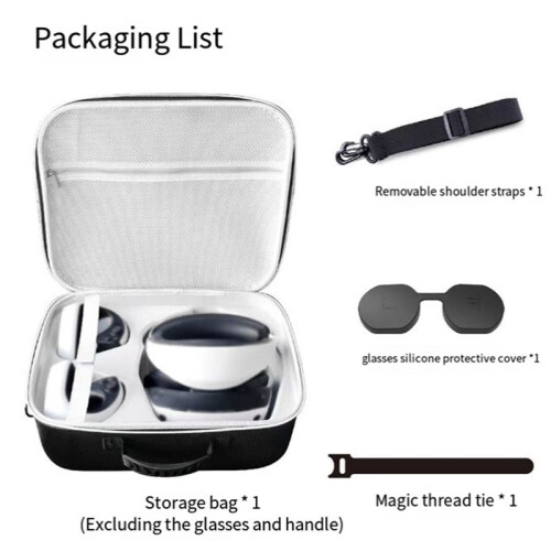 Carrying Case for   PSVR2 Hard Travel Storage Protective Case Shockproof & Water-Resistant 2