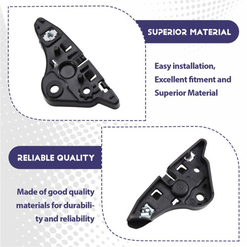 1 Pair Left+Right Front Bumper Bracket 620940004R 620950005R for  Fluence 2011-2015 2