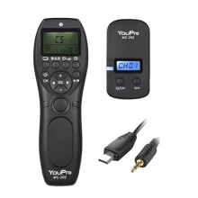 YOUPRO MC-292 2.4G Wireless Remote Control LCD Timer Shutter Release Channels for /// S2