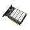 PCIe X16 to 4 NVMe SSD Expansion Card M.2 2280 Adapter Solid State Hard Disk Converter Board 1