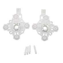 Car Side Mirror Glass Lens White Plastic Bracket Clip Kit for 16-120 Accord CRV 17-21 Rearview Holder Clip