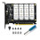 PCIe X16 to 4 NVMe SSD Expansion Card M.2 2280 Adapter Solid State Hard Disk Converter Board 8