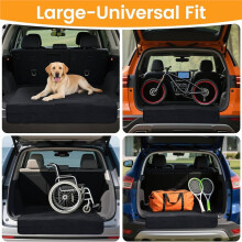 Large Bumper Guard for Cars, 41x25 Inch Car Rear Bumper Protector Guard, Foldable Universal Protector for Car SUV Truck