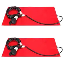 2X 25W 12V Universal Motorcycle ATV Heated Cushion Winter Warmer Waterproof Pad Heating Pad Mat