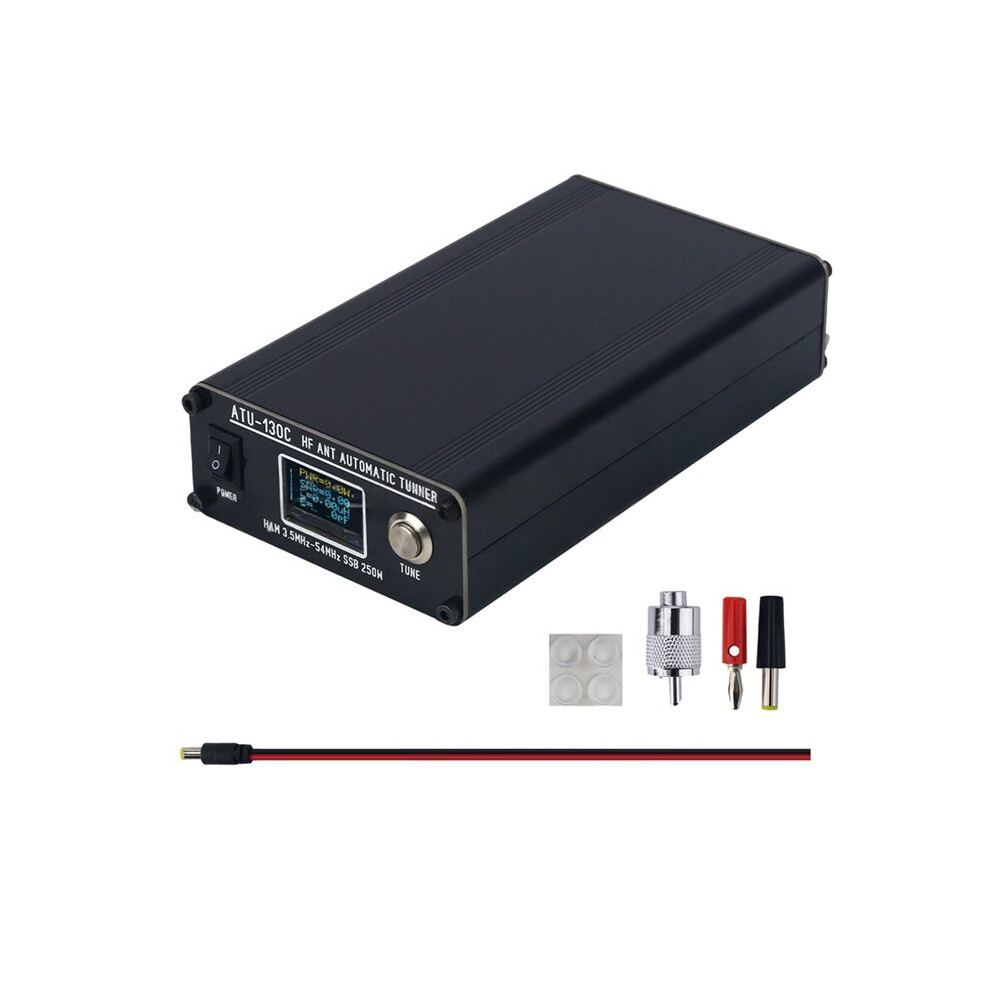 Atu-130C 250W Automatic Antenna Tuner 3.5Mhz-54Mhz Supports Am Fm Cw Ssb For Amateur Radio Black 6032151703282