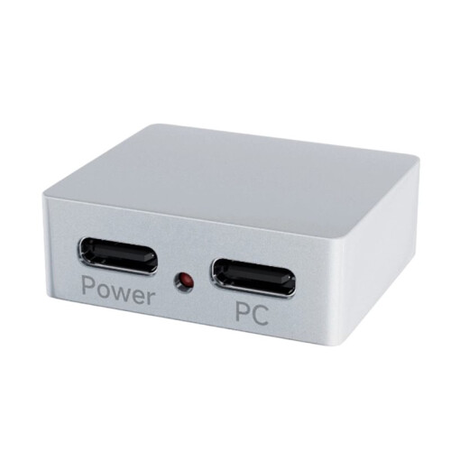 Typ-C Strömsplitter USB-Signalsplitter Stöder PiKVM-Kontroll 5V -Strömförsörjning med Polaritetsskydd