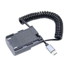 ACK-E6 DR-E6 USB-C Adapter LP-E6 LP-E6N Dummy Battery Power Supply Kit for R R5 R6 R7 80D 70D 60D 90D Camera
