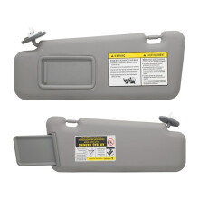 Gray Left + Right Car Sun Visor Pairs 74320-48500-B0 74320-0E050-B0 for Highlander 2008-2013 (with Sunroof)