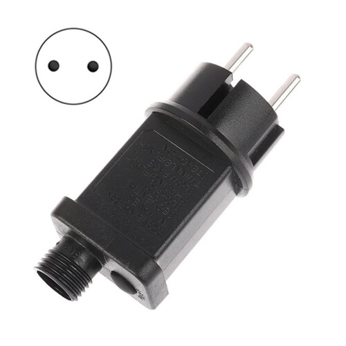 1PCS EUR Plug Lighting  31V 6W Various LED String Lights Power Adapter IP44 Transformer EU Plug 2