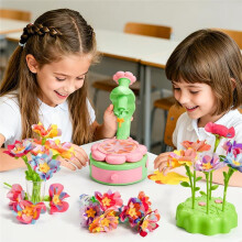 DIY Flower Bouquet Kits,Arts and Crafts Fabric Flower Bouquets Toys for Kids,Christmas Birthday Gift