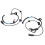 4pcs ABS Wheel Speed Sensor 5105572AA 5105573AA 5105064AA 5105065AB for  Compass   Caliber 5
