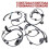 4pcs ABS Wheel Speed Sensor 5105572AA 5105573AA 5105064AA 5105065AB for  Compass   Caliber 2