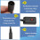 Fog Machine Remote Controller, Smoke Machine Fog and Lights Remote for 600/1200W Machines 7