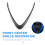 Car Interior Accessories Front Center Grille V-Shaped Decorative Strip for  Giulia Stelvio 5