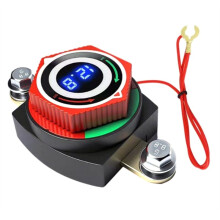 Digital Battery Disconnect with LED Voltmeter DC5-80V /OFF Battery Cut Off for Car,RV,Marine A