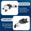 MR573877 Front Left Window Regulator Motor Power Window Motor 2Pin for  Outlander 2.4L 2003-2006 Left 5