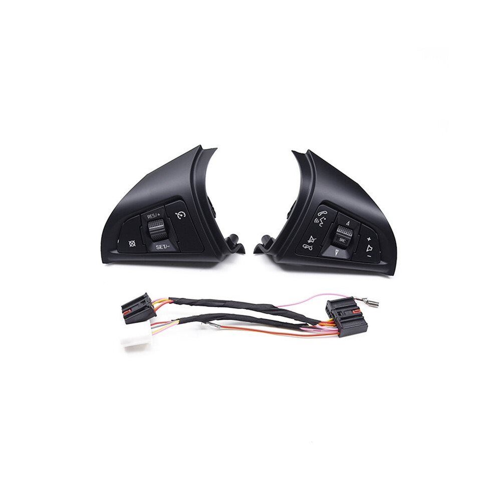 Car Steering Wheel Button Cruise Control Audio Volume Media Button W Wire Harness For Cruze 2009-2015 4712256589845