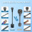 16A NEMA Adapter for  Schuko Adapter Universal Mobile Connector with TPE Cable Model S/Y/X/3 EV Connector EU Plug 4