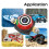 Digital Battery Disconnect  with LED Voltmeter DC5-80V /OFF Battery Cut Off  for Car,RV,Marine B 4