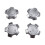 4 Cache-Moyeux Chromés 42603-42120 pour  RAV4 2006-2012 1