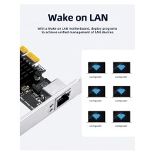 PCIE Gigabit Ethernet-Netwerkkaart PCI Express X1 Naar RJ45-Netwerkadapter 10/100/1000 Mbps Netwerkcontroller LAN-Kaart