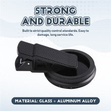 Universal 52MM Clip- ND 2-400 Adjustable Density Filter Phone Polarizer Lens Accessories