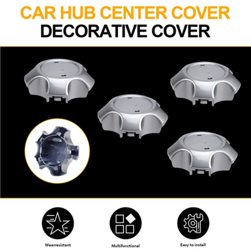 4 Cache-Moyeux Chromés 42603-42120 pour  RAV4 2006-2012 2