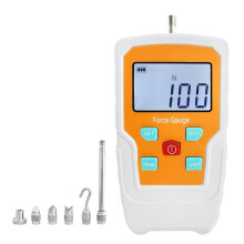 Digitales Kraftmessgerät, Zug- und Druckmessgerät, Dynamometer, Zugkraftprüfgerät, Schubkraftmessgerät, Drucklaststopfen 100 N