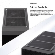 140mm PC Dust Magnetic Filter 14CM PC Computer Case Cooler Fan Dust Filter Magnetic Frame Dustproof Cover for Case Fan A
