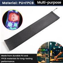 Scrolling LED Sign Programmable LED Sign APP Control Bright Scrolling Text Car Christmas Advertising