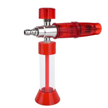 Pressure Magnetic Suction Foam Cannon Pro with 1/4 Quick Connector, Car Wash Soap for Thick Foam Red