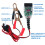 OBD Car ECU Memory Saver Cable with 2 Clips,12V Digital Display Battery Connector Replacement Kit,Power Off Memory Saver 7