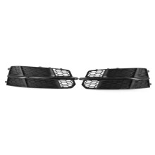 1Pair Front Bumper Fog Light Grille Cover Trim for  A6L C7 14-18 4G0807682AN 4G0807681AN Racing Lower Grill Bezel