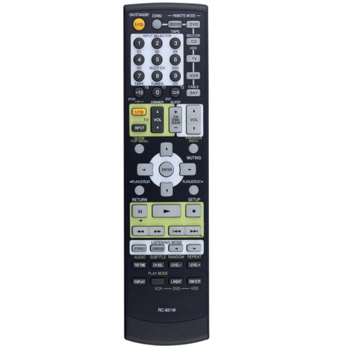 Replace RC-651M Remote Control for  A/V Receiver HT-SR604B HT-S907 HT-SR604 HT-SR604S HT-SR674 HT-SR604E