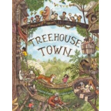 Treehouse Town by Gideon Sterer Hardcover Book