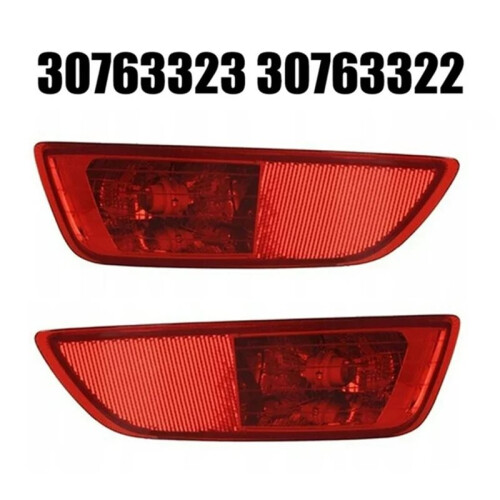 1 Pair Rear Bumper Reflector Light Brake Light 30763322 30763323 for  XC60 2008-2013 2