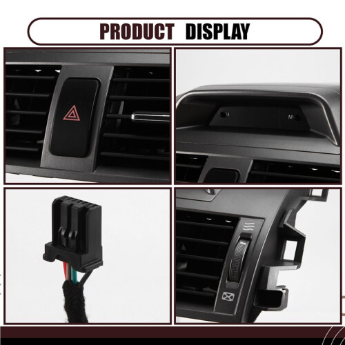 Automobile A/C Air Conditioning Vent Outlet Panel for   2007-2013 Dash Trim Installation Frame Kit 1