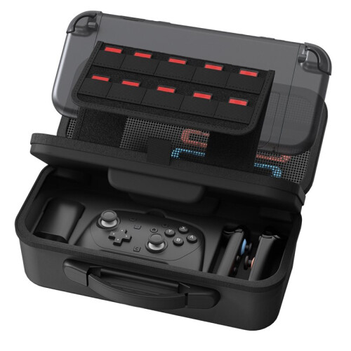 Carry Bag for  2 Gaming Console Storage Box Protection Box with Pro Controller Handbag Backpack
