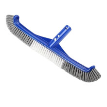 Cabezal de Cepillo para Piscina de 17 Pulgadas. Cepillos para Limpiar las Paredes de la Piscina. Extremos Curvos. Cerdas de Nailon de Alta Eficiencia.