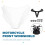 Motorcycle Front Windshield Aerodynamic Visor Wind Deflector for  MT-07 2025-2026 5