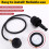 New Engine Oil Pressure Tester Gauge Meter for   M272 Engine 5