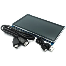 7-Inch LCD -Compatible Display Monitor for Raspberry Pi 3rd Generation Ultra-High Definition 1024x600