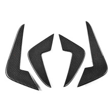 Carbon Fiber Car Front Bumper Canards for F87 M2 Coupe 2-Door 2016 2017 Fog Lamp Air Vent Trims Side Fins Canards